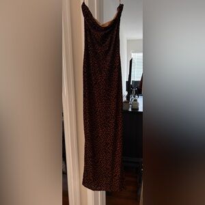 JLUXLABEL Animal Print Maxi Skirt